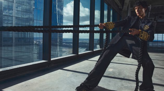 Balmain Hair Couture Reaches New Heights with Spring '22 Campaign Balmain Hair Couture Campaign Spring 2022 Magdaleno Delgado Model