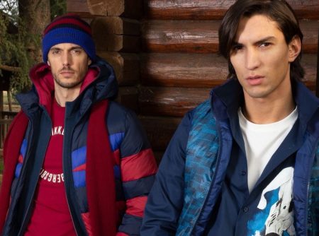Bikkembergs enlists models Federico Cola and Nicolas Rios Riascos to star in its fall-winter 2022 lookbook.