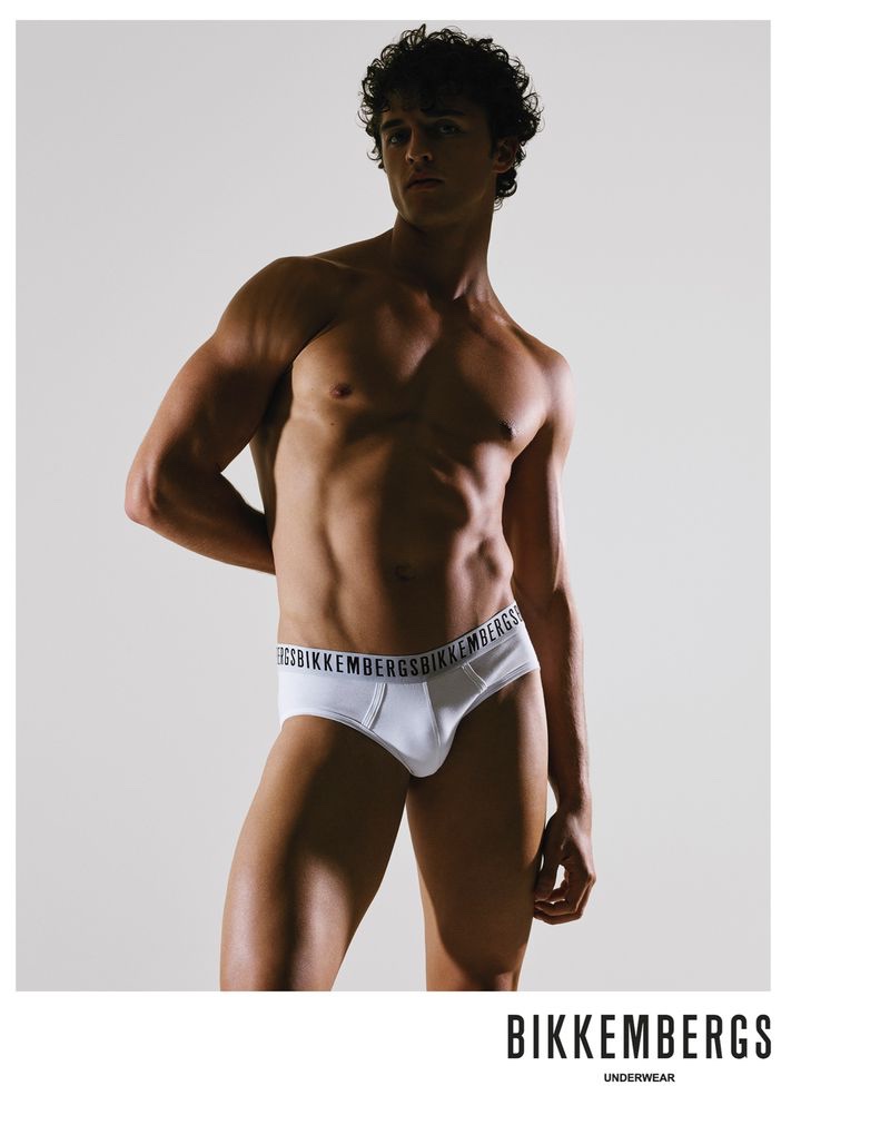 Alberto Perazzolo Model Bikkembergs Underwear Campaign Spring 2022