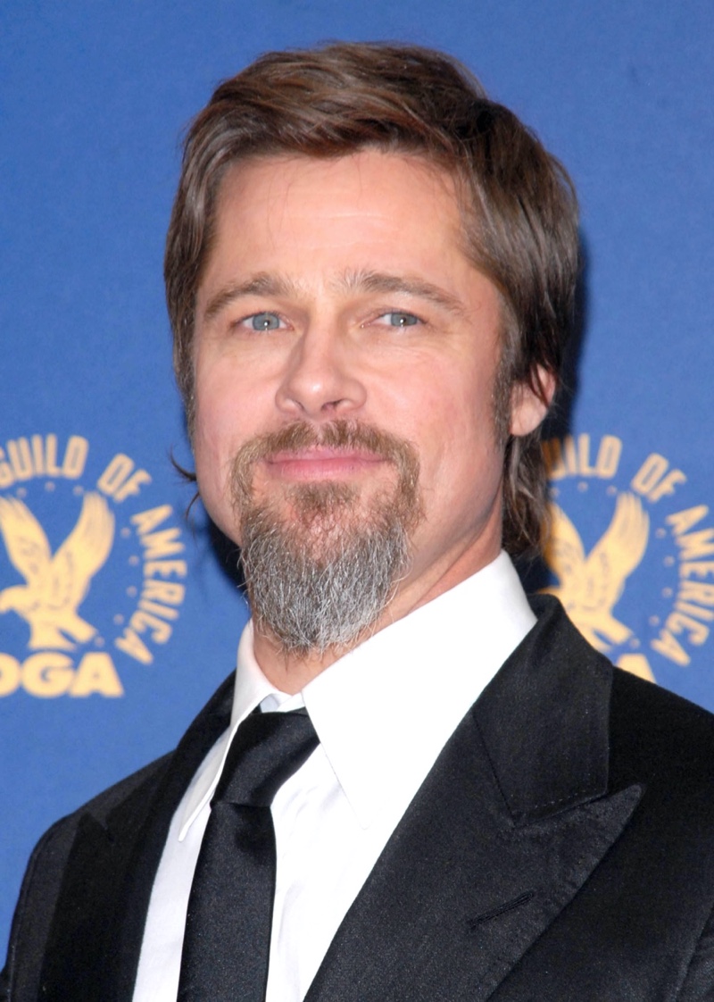 Brad Pitt Ducktail Beard