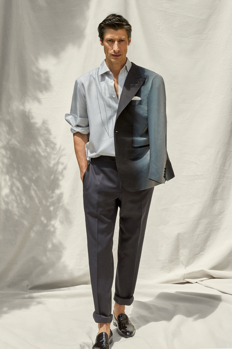 Brioni Inspires with Soft & Elegant Spring Tailoring