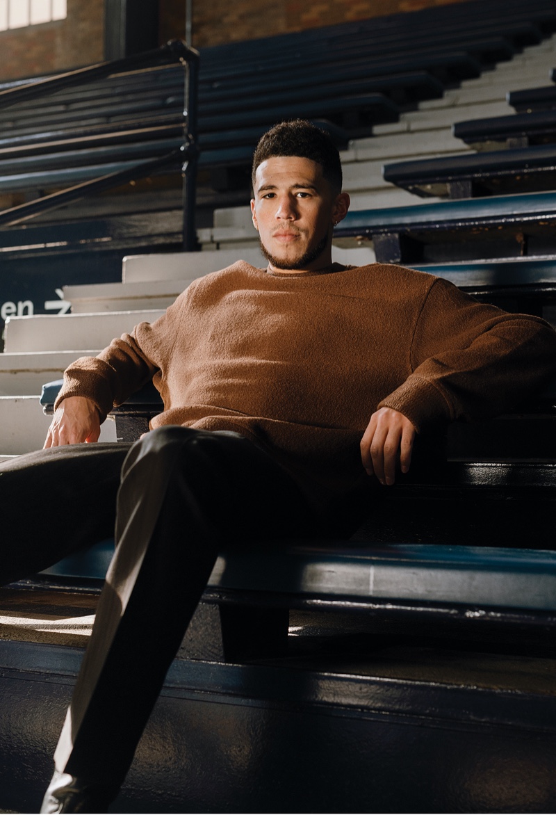 Devin Booker NBA 2022 Photo WSJ. Magazine