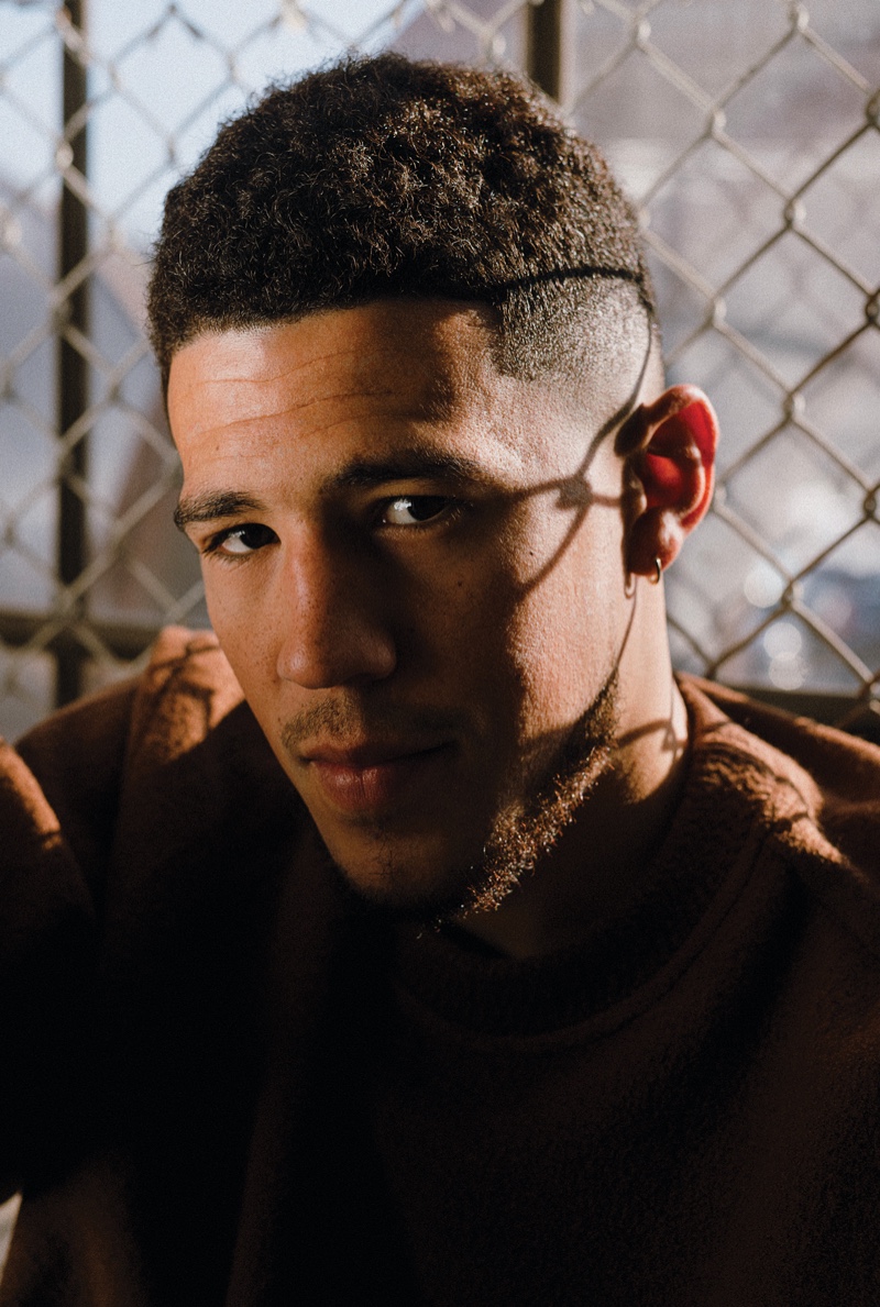 Devin Booker Photoshoot Closeup 2022 WSJ Magazine