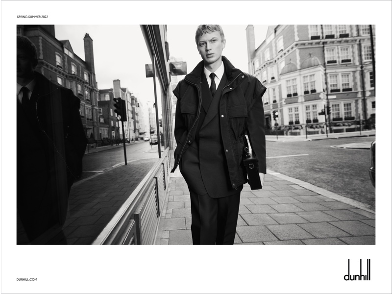 Jonas Glöer Model German Dunhill Campaign 2022 Spring Summer