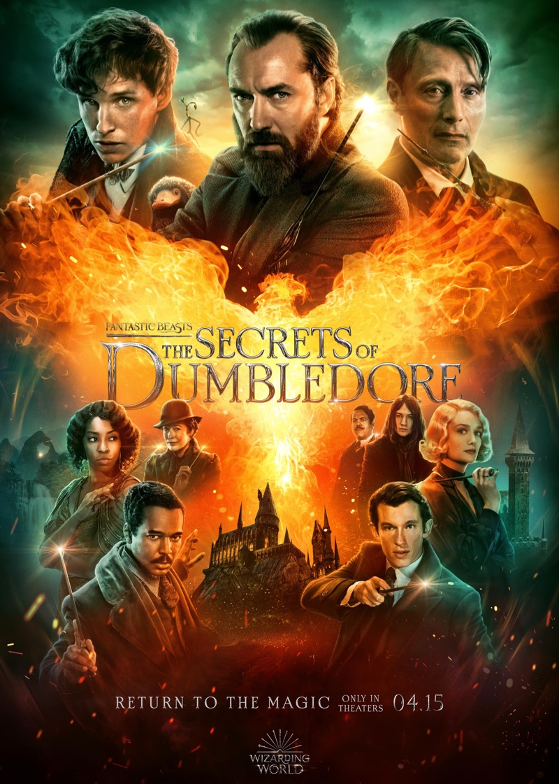 Fantastic Beasts: The Secrets of Dumbledore Poster 2022