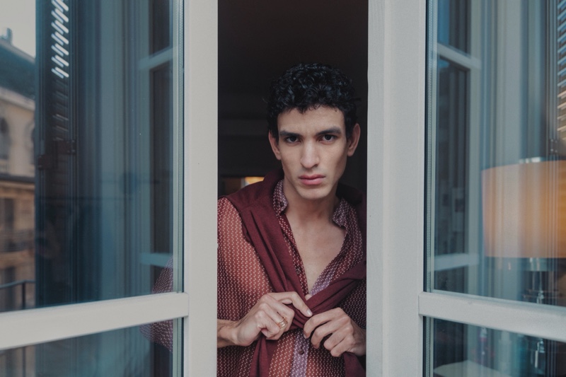 The Gigolo: Grego wears shirt Yezael by Angelo Cruciani.