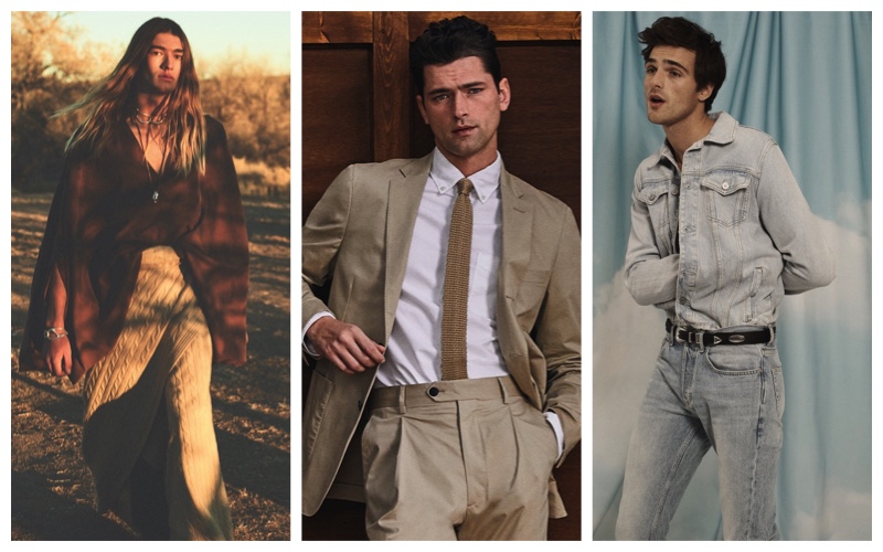 Sam Mallos for WSJ. Magazine, Sean O'Pry for Todd Snyder, Jacob Elordi for El País Semanal.