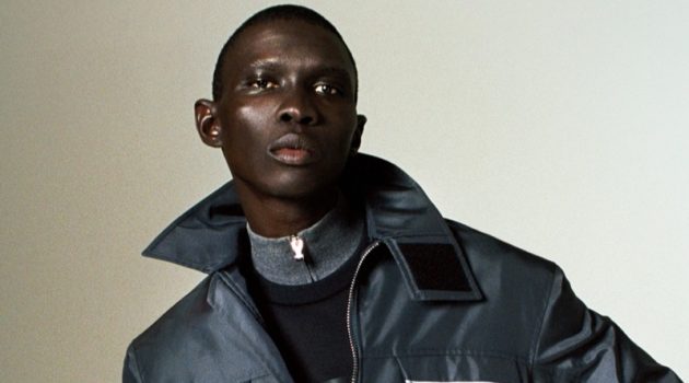 Embracing sporty, technical style, Fernando Cabral fronts Ferrari's spring-summer 2022 men's campaign.