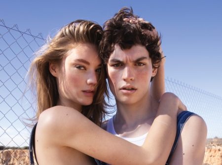 Aleix & Susanne Rock His-n-Her Denim for InStyle Spain
