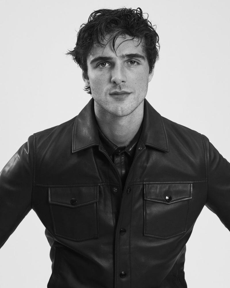 Jacob Elordi Leather Jacket Shirt Photoshoot 2022 El Pais Semanal