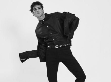 Jacob Elordi Leather Jacket Jeans Photoshoot 2022 El Pais Semanal