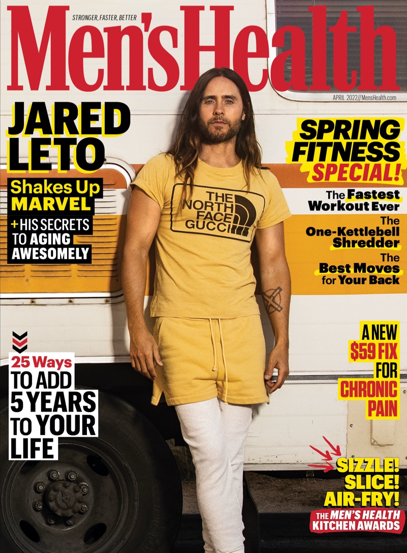 Jared Leto 2022 Men's Health Cover
