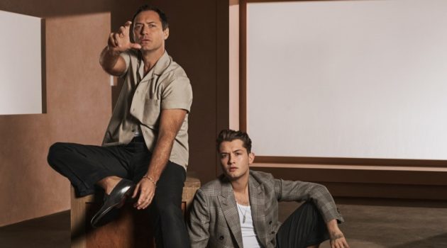 See New Campaign Images of Raff & Jude Law for Brioni Jude Law Raff Law Brioni Campaign Ad Spring 2022