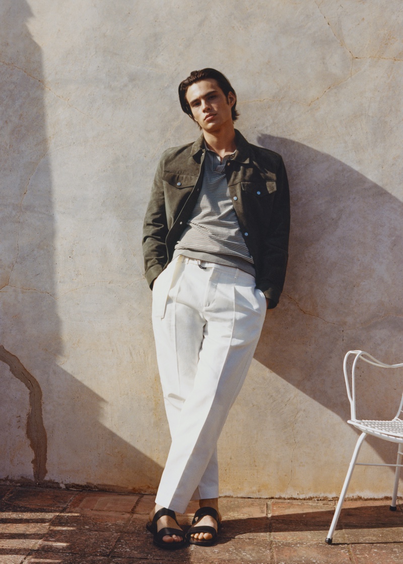 Louis Baines Embraces a 'Relaxed Confidence' in Mango