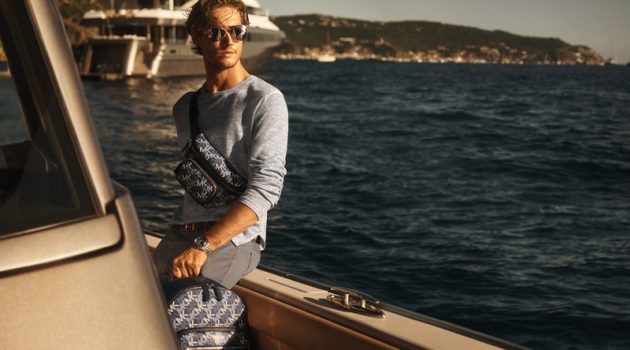 Neels Visser & Alton Mason Front Michael Kors Spring '22 Campaign Neels Visser Model Michael Kors Campaign Men Spring 2022