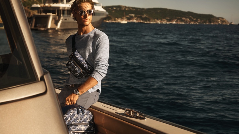 Neels Visser Model Michael Kors Campaign Men Spring 2022