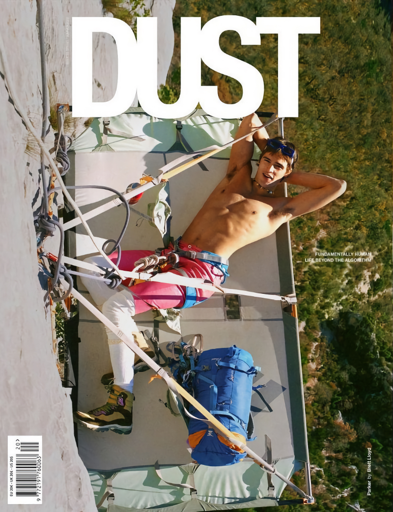 Parker van Noord Goes Rock Climbing for Dust Magazine