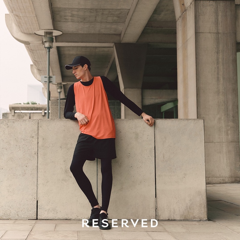Jester White Goes Sporty in New Reserved Activewear