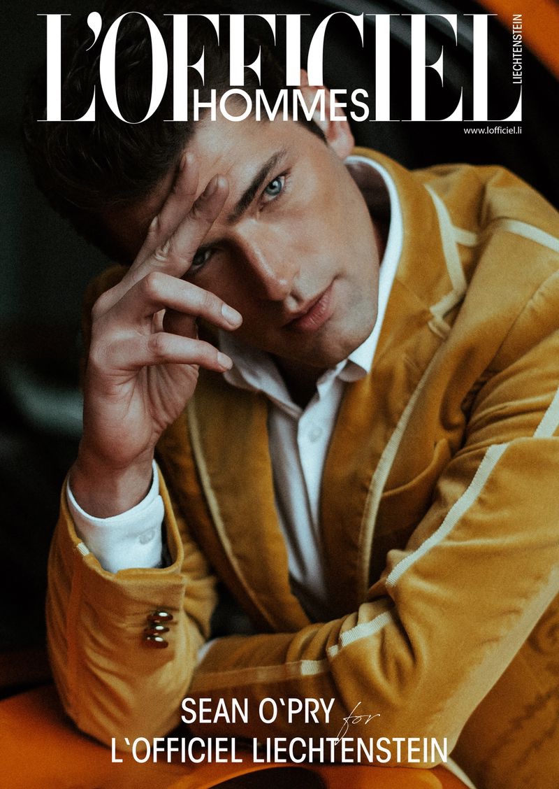 Sean O'Pry Model 2022 Cover L'Officiel Hommes Liechtenstein