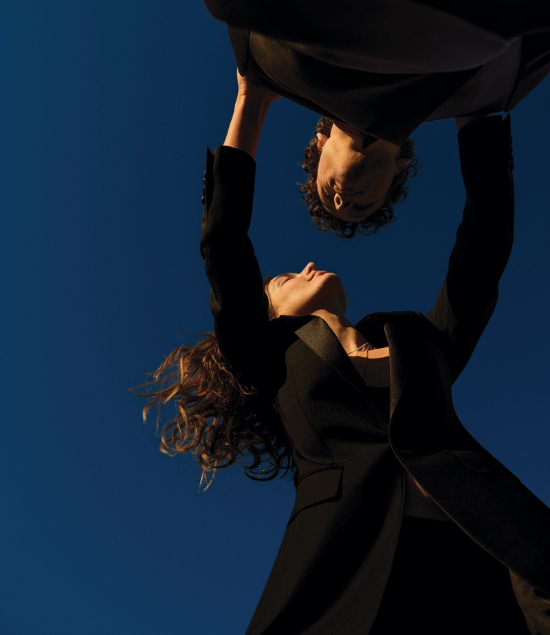 Model Couple Andreea Diaconu Husband Simon Nessman WSJ. Magazine Editorial 2022