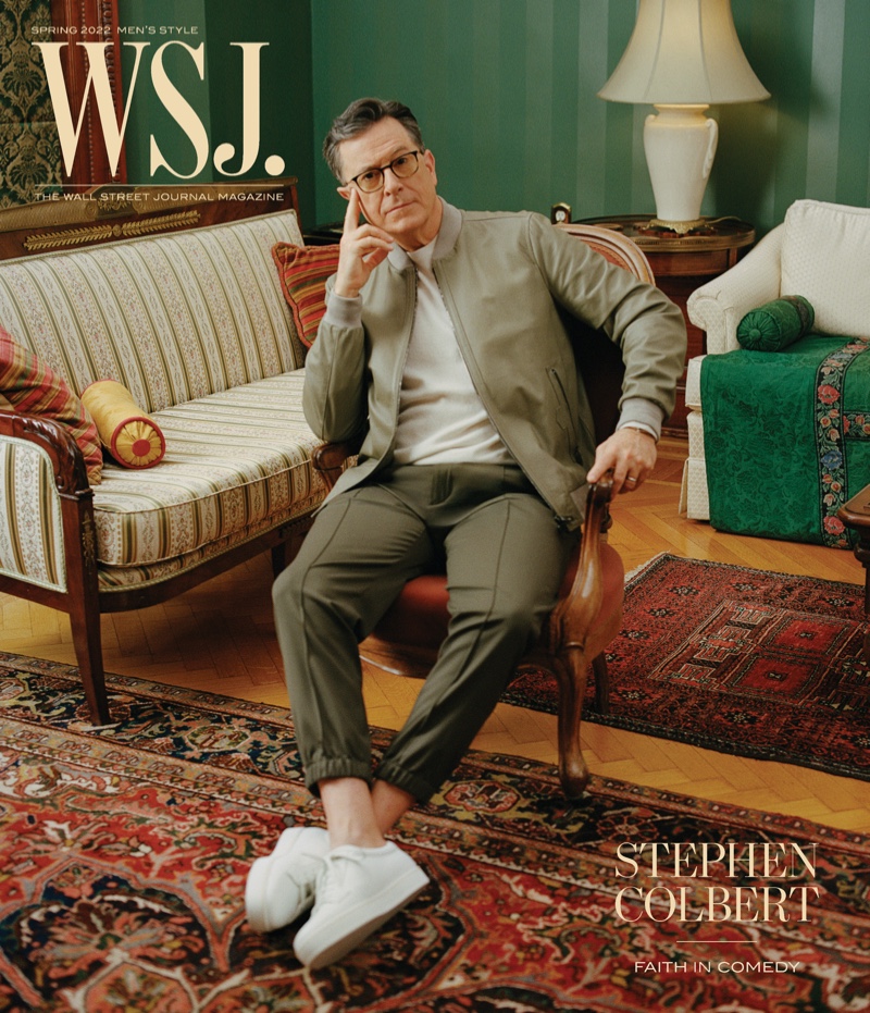 Stephen Colbert Cover WSJ. Magazine 2022