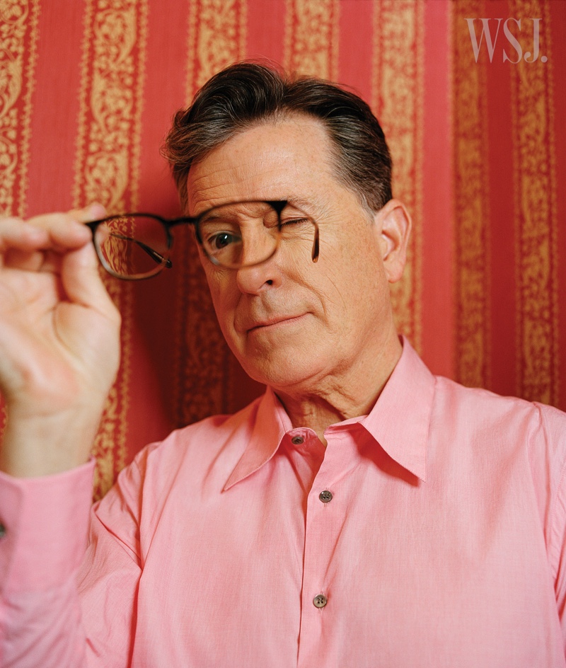 Stephen Colbert Glasses Photoshoot 2022 WSJ. Magazine