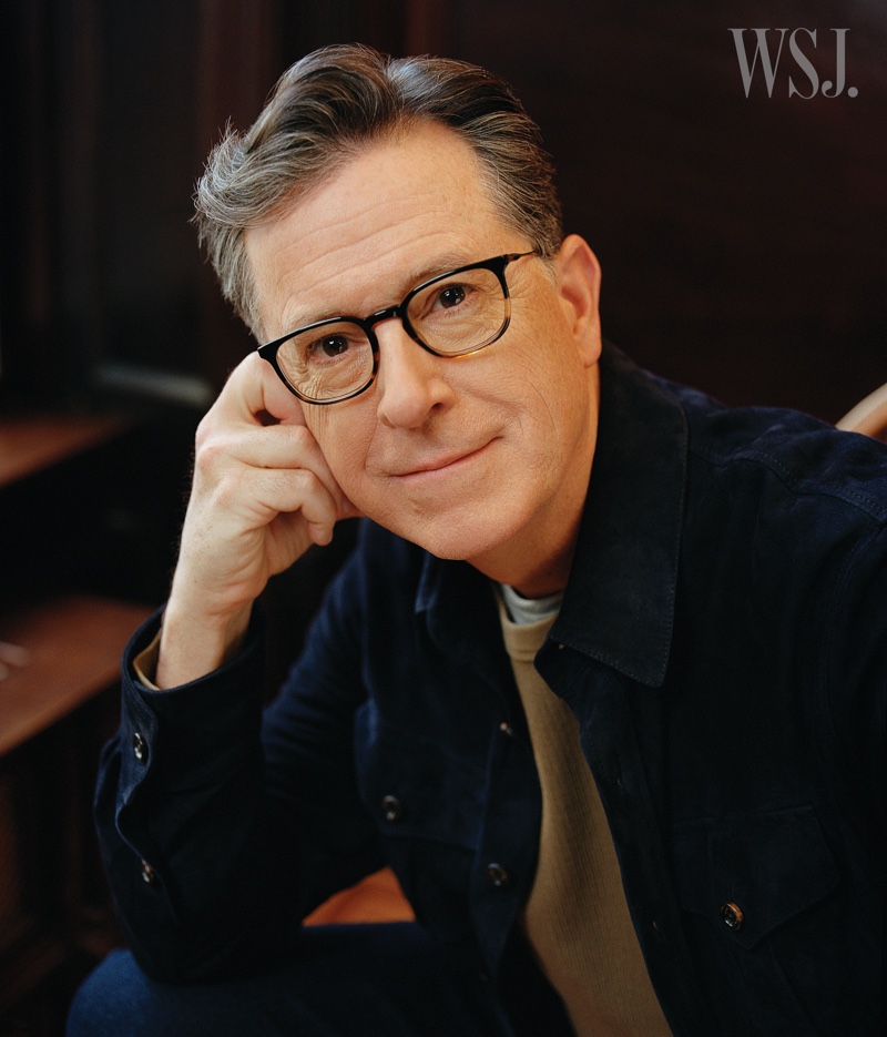 Stephen Colbert Portrait 2022 WSJ. Magazine