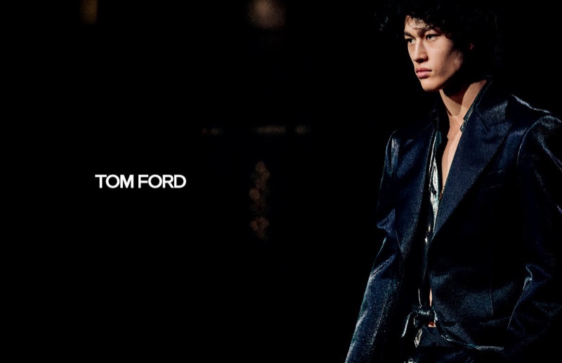 Mathieu Simoneau Model Tom Ford Campaign Men Spring 2022