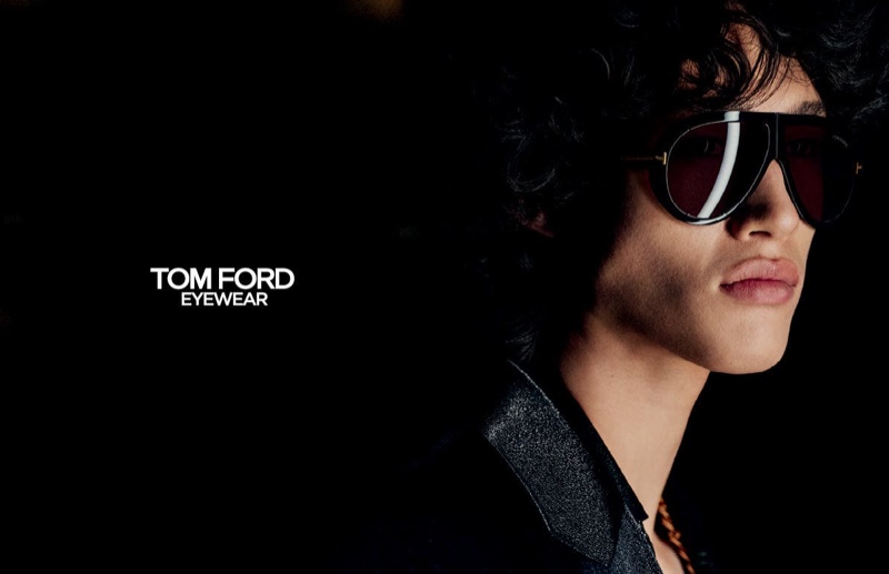 Mathieu Simoneau Model Tom Ford Eyewear Campaign Men Spring 2022
