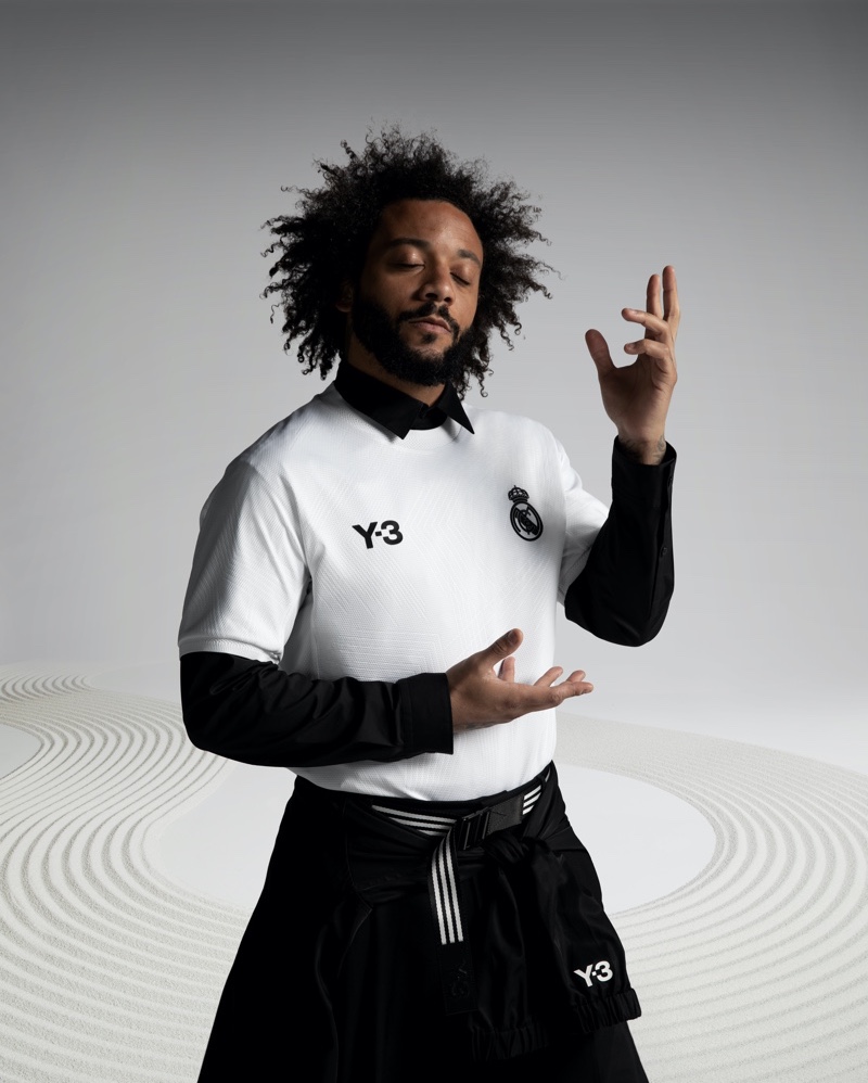 Marcelo Vieira 2022 Y-3 Real Madrid Photoshoot