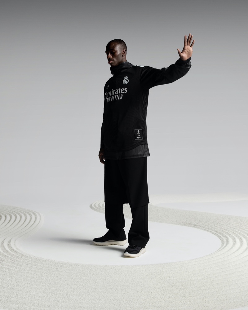 Ferland Mendy Y-3 Real Madrid 2022 Photoshoot