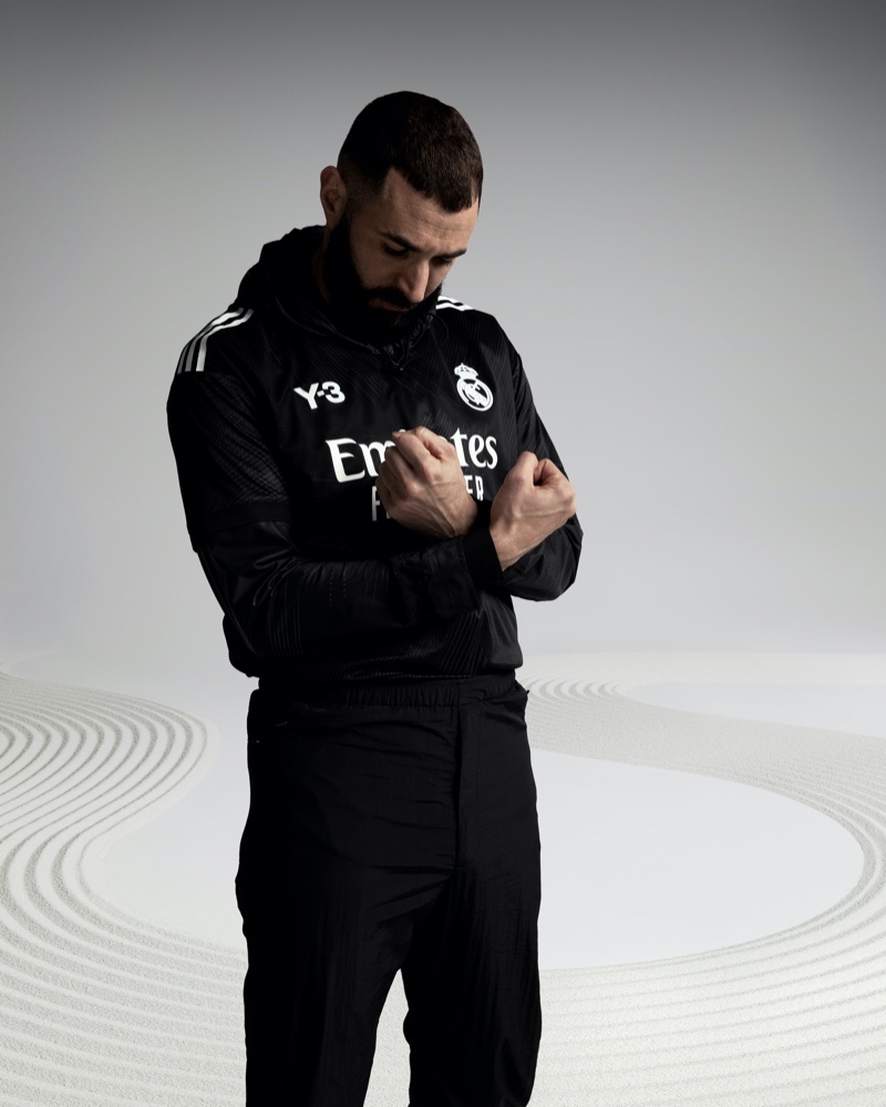 Karim Benzema Real Madrid Y-3 2022 Photoshoot