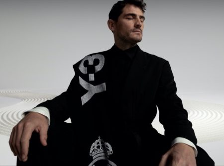 Retired soccer icon Iker Casillas fronts the Y-3 x Real Madrid collection.