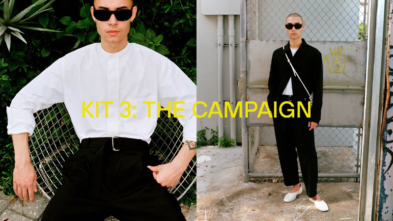 Model Curraun Corriveau stars in 3.1 Phillip Lim's new campaign for its Kit 3 drop.