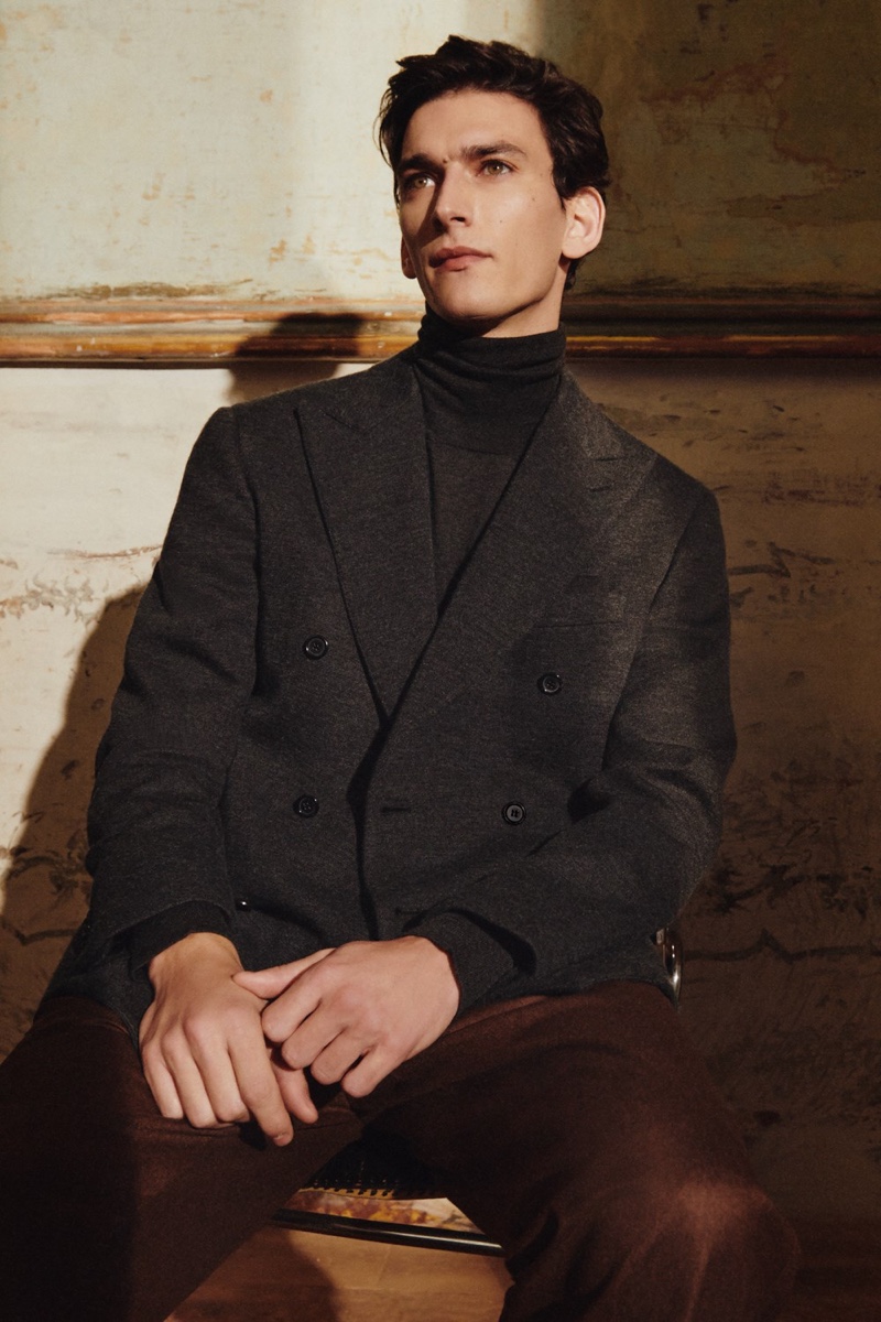 Brioni Collection Men Fall Winter 2022 Lookbook 027