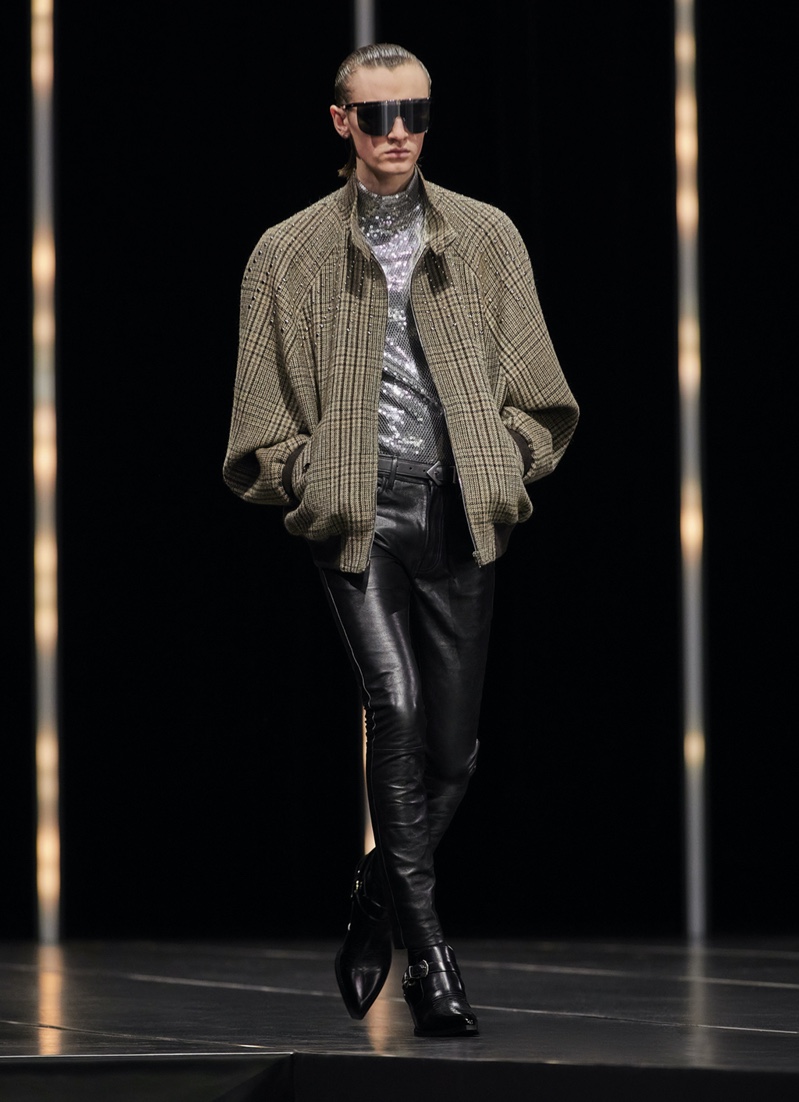 Celine Winter 2022 Menswear Sequins