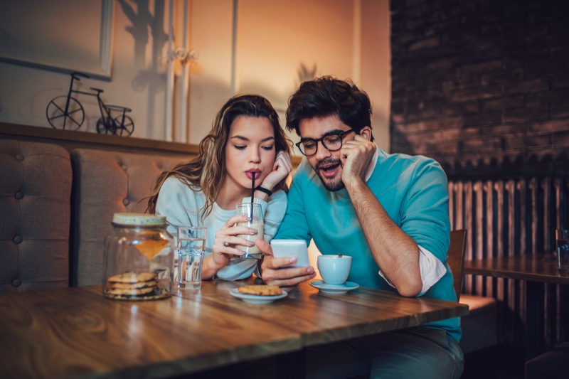 Couple at Cafe