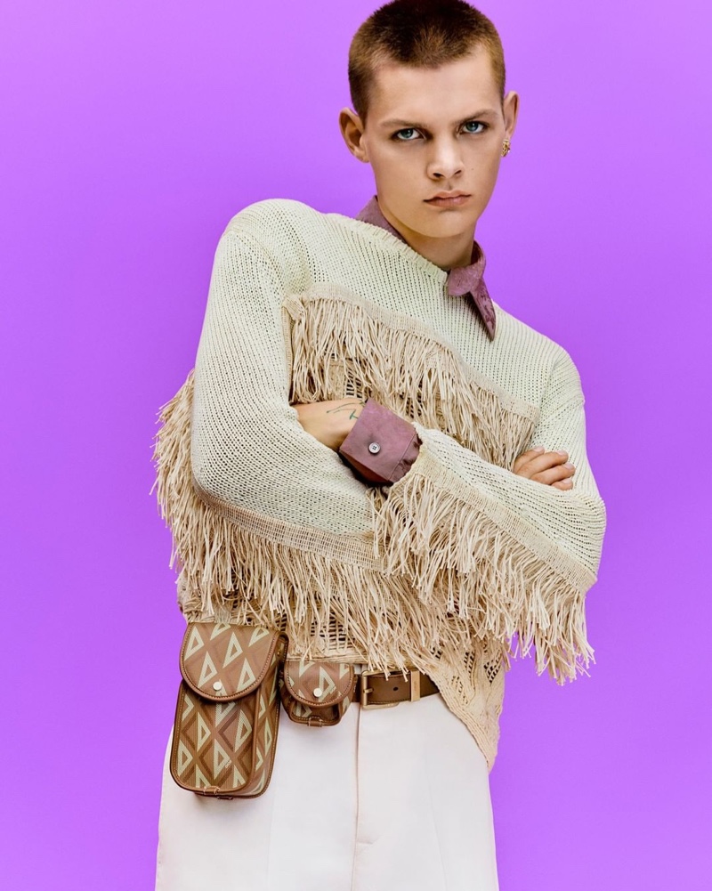Lucas Dermont Model Dior Men Campaign Summer 2022