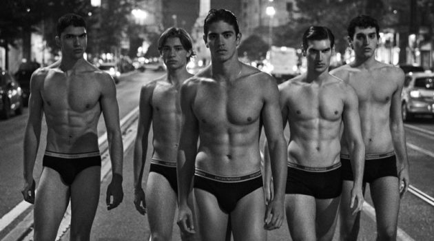 Emporio Armani Takes Its Underwear Public with New Spring Campaign Emporio Armani Underwear Campaign Men Street Spring 2022