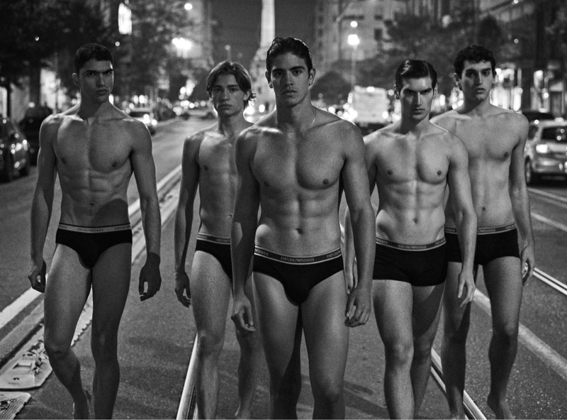 Emporio Armani Underwear Campaign Men Street Spring 2022