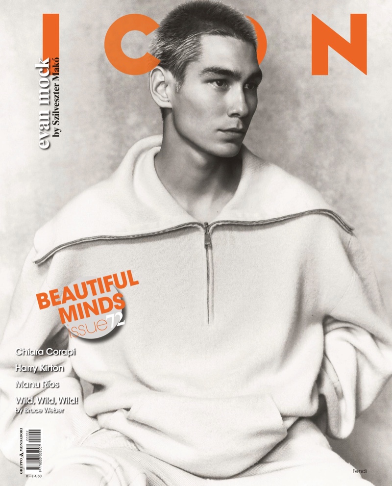 Evan Mock Embraces Chic Fendi Style for ICON Italia