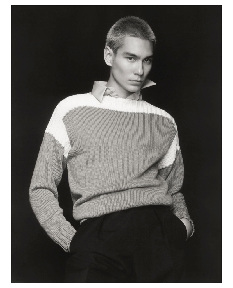 Evan Mock Embraces Chic Fendi Style for ICON Italia