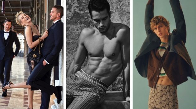 Week in Review: Dolce & Gabbana, Emporio Armani, VMAN + More Week in Review: Sam Webb, Sharon Stone, and Adam Senn for Dolce & Gabbana Devotion bag campaign, Aleksandar Rusić for Emporio Armani spring-summer 2022 underwear campaign, Leon Dame photographed by Quentin De Briey for VMAN.