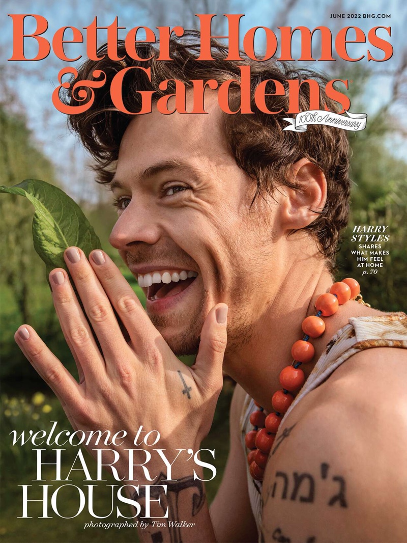 Harry Styles Nail Polish Better Homes & Gardens Cover 2022