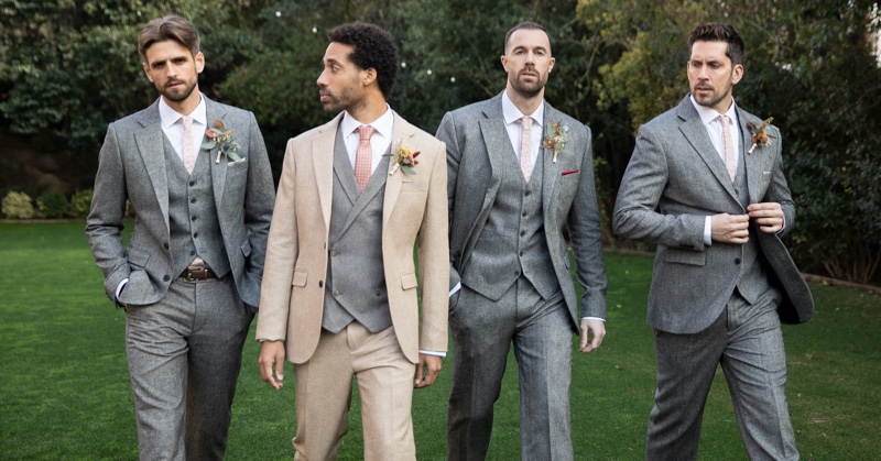 Hockerty Groom Suit Wedding Style 2022 001 Double-breasted Vest Groom Suit 2022 Hockerty