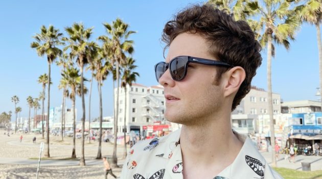Jack Quaid Hits the Beach for Rag & Bone Eyewear Campaign Rag & Bone Campaign Eyewear Spring 2022 Jack Quaid