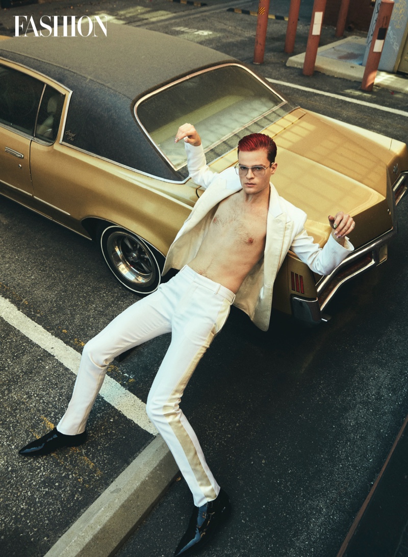 Jake Wesley Rogers Shirtless Photo 2022 Fashion Magazine Photoshoot » Jake Wesley Rogers Makes a Bold Splash for Fashion Cover Story Jake Wesley Rogers Shirtless Photo 2022 Fashion Magazine Photoshoot