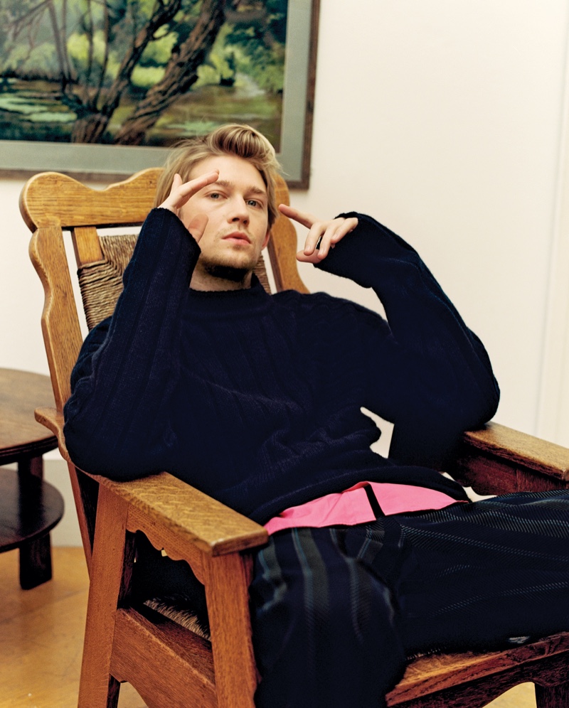 Actor Joe Alwyn stars in a photoshoot.