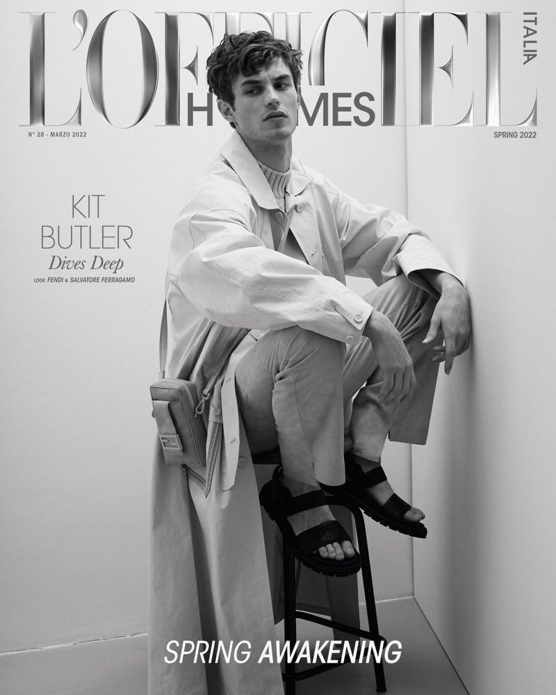 Kit Butler Channels Truman Capote for L'Officiel Hommes Italia