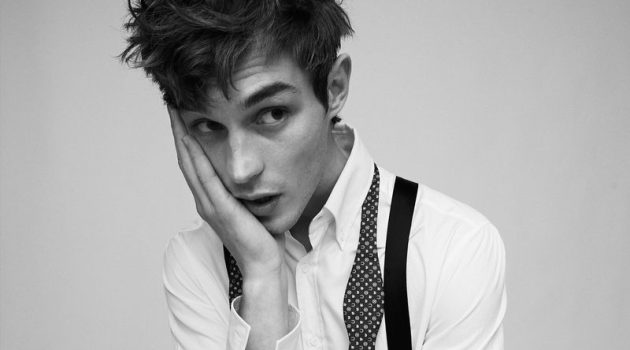 Kit Butler Channels Truman Capote for L'Officiel Hommes Italia Kit Butler Channels Truman Capote for L'Officiel Hommes Italia
